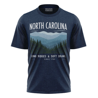 North Carolina Blue Ridge Long Ridges Soft Drawl Shirt