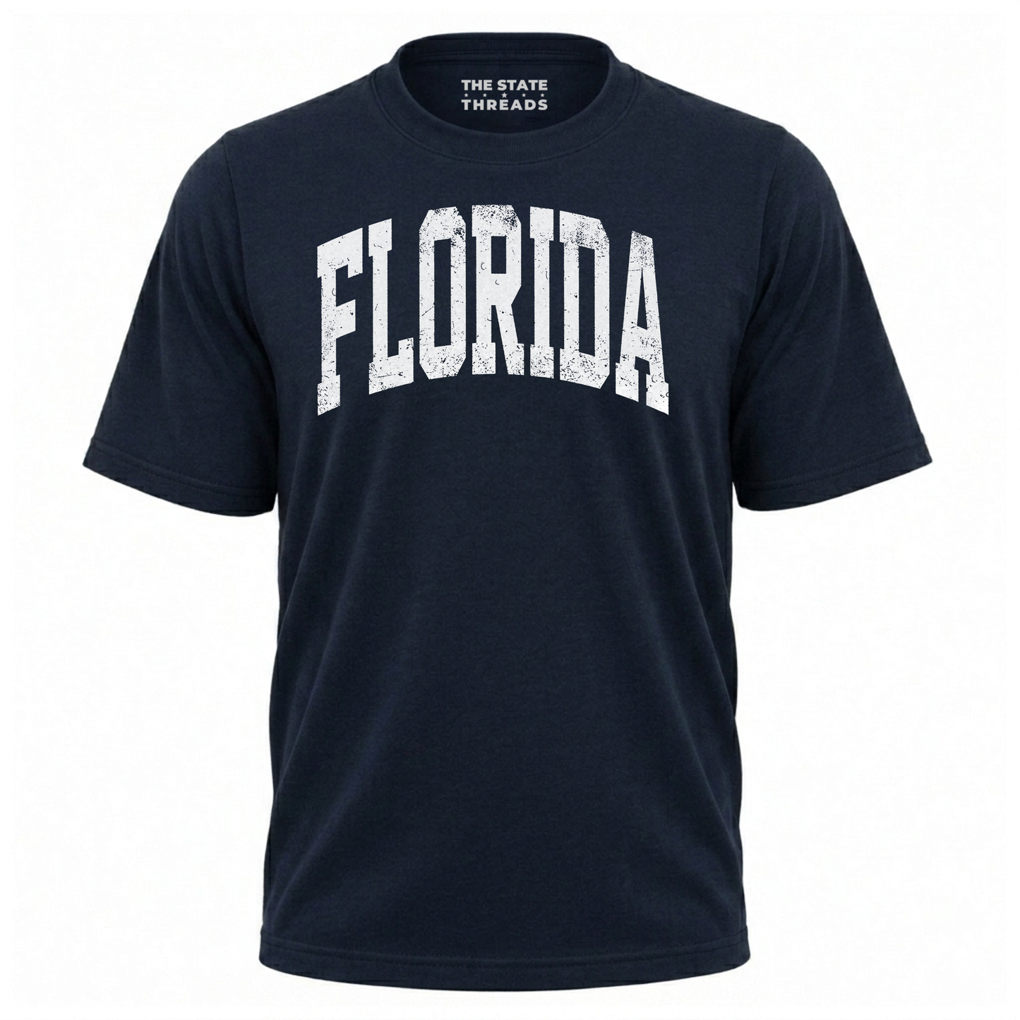 Florida Sunshine State Retro Distressed Varsity Shirt
