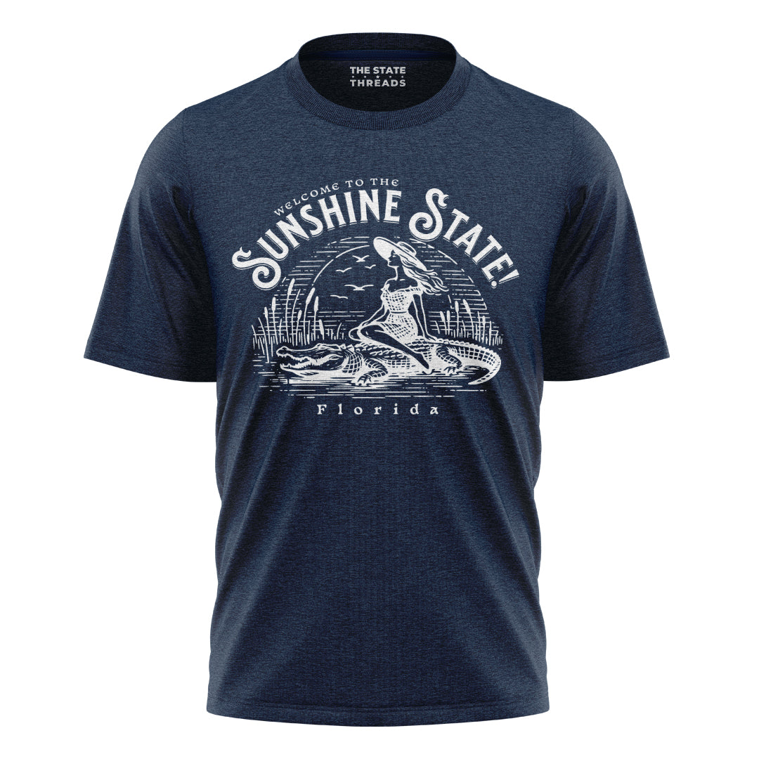 Welcome to Florida Sunshine State Alligator Shirt