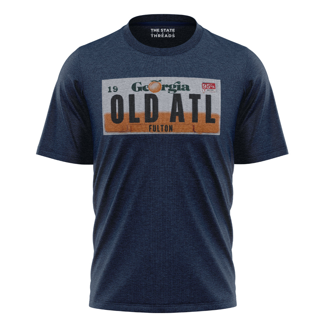 Old ATL Georgia Peach License Plate Vintage Shirt
