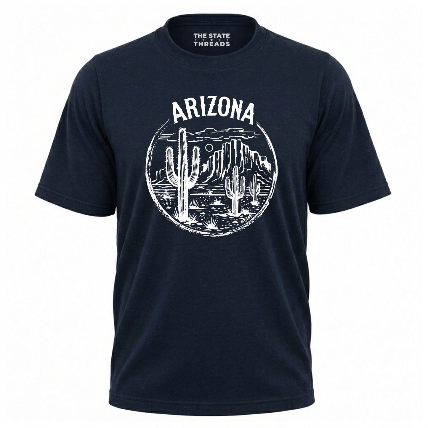 Arizona Desert Cactus Mesa Landscape Vintage Shirt