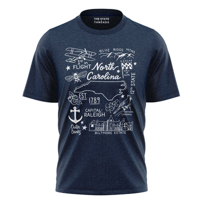 North Carolina Illustrated State Shirt