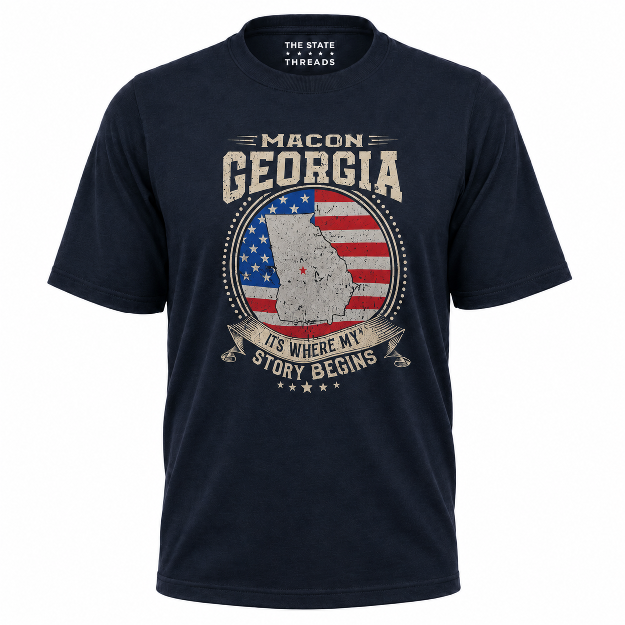 Product Name: Macon Georgia Story Begins Vintage Shirt