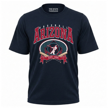Arizona Baseball EST 1998 Vintage Batter Stadium Shirt