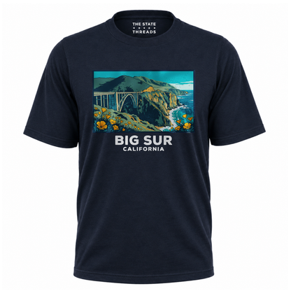 California Big Sur Coastal Bridge Nature Adventure Shirt