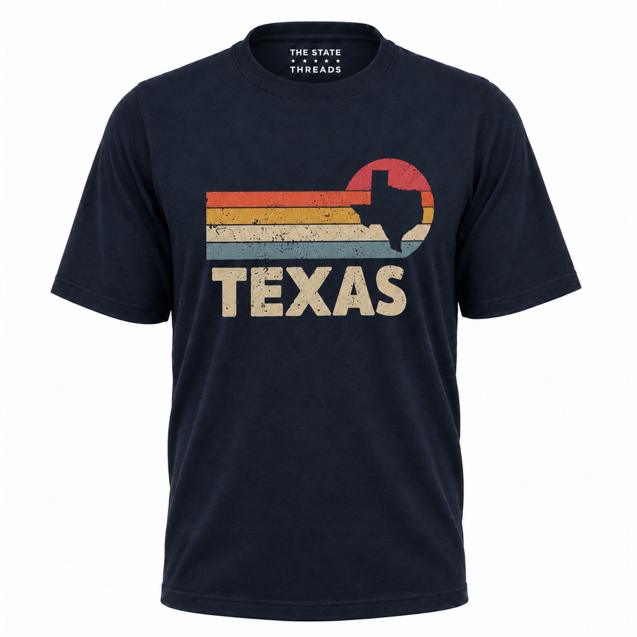 Texas Retro Sunset State Silhouette Shirt