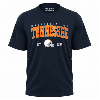 University of Tennessee Football Helmet Varsity Shirt