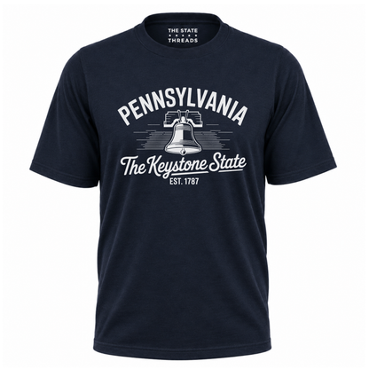 Pennsylvania Liberty Bell Keystone State Est 1787 Shirt