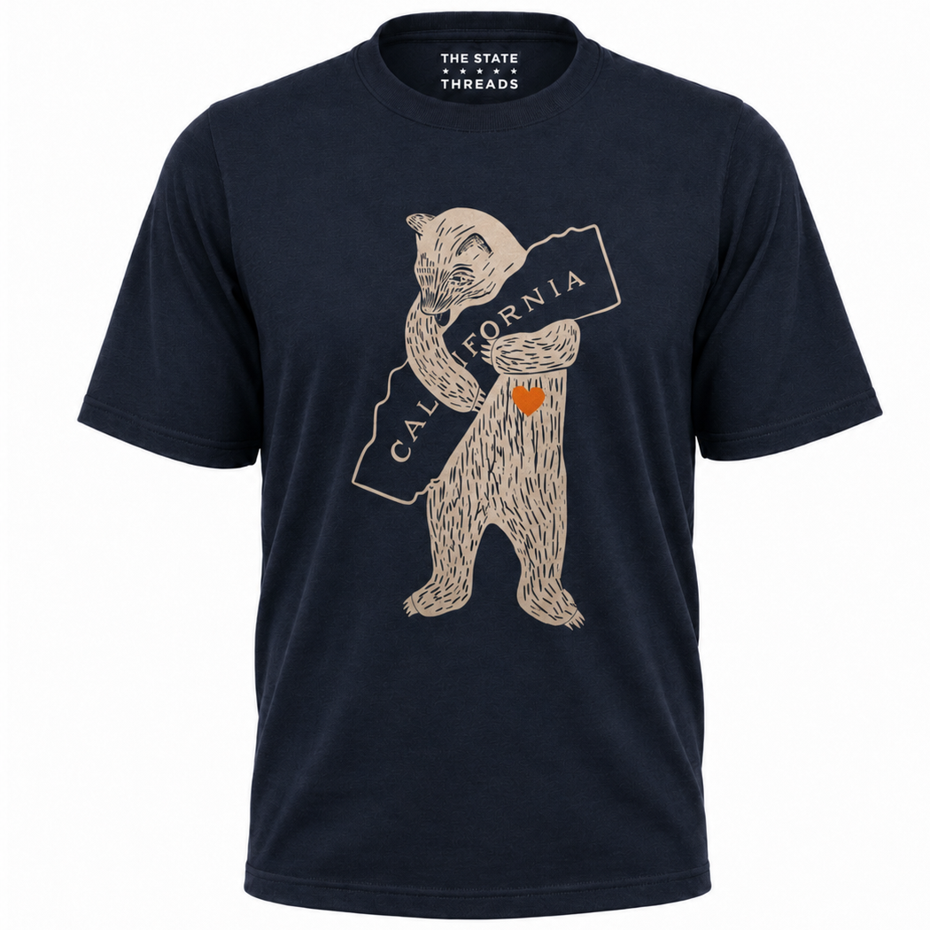 California Bear Hug Heart Shirt