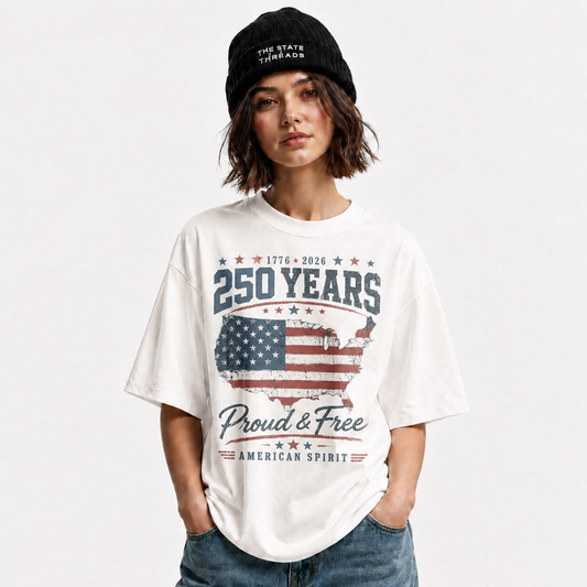 America 250 Years Proud Free American Spirit Shirt
