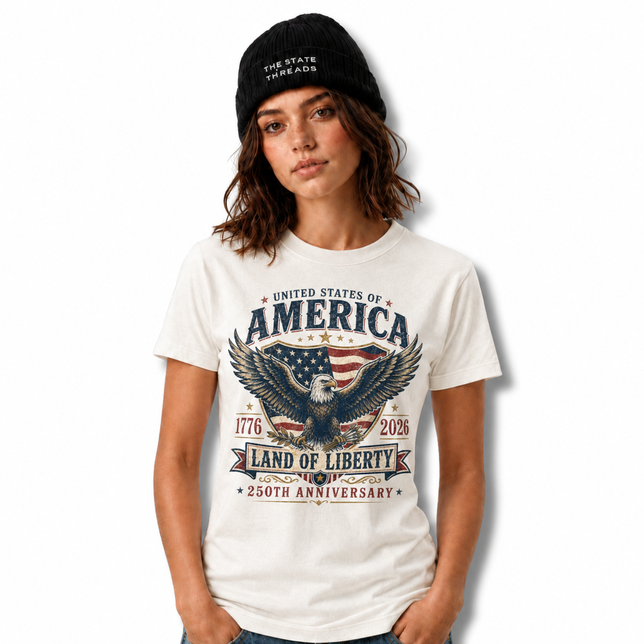 America Eagle Land of Liberty 250th Anniversary Shirt
