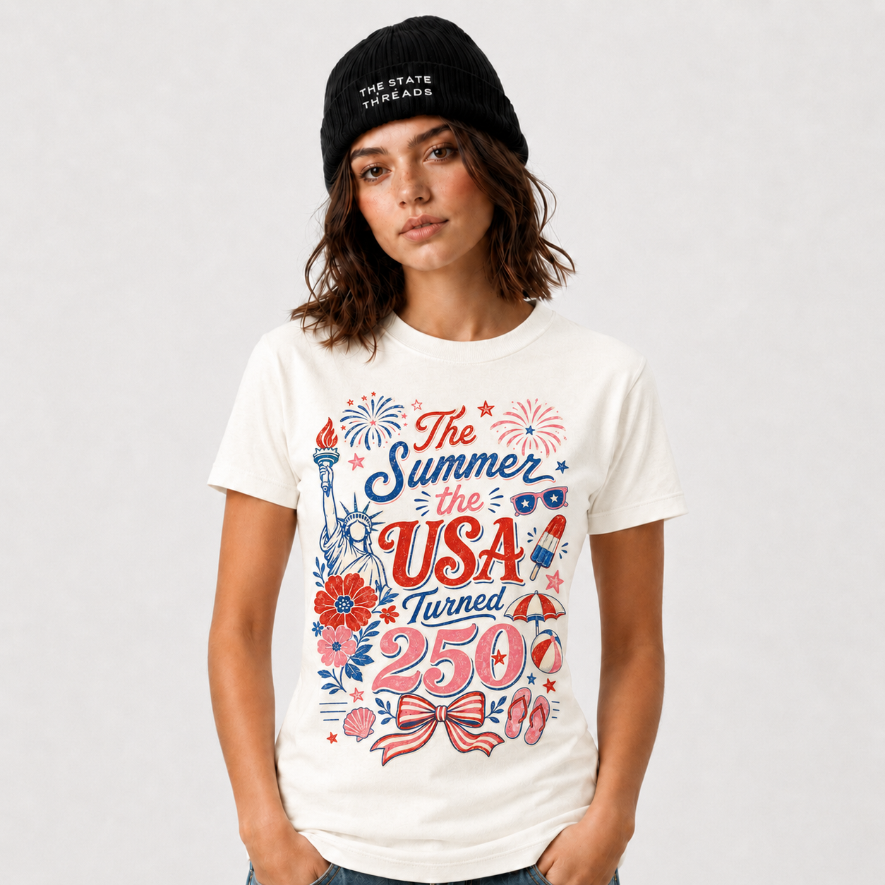 The Summer USA Turned 250 Patriotic Shirt