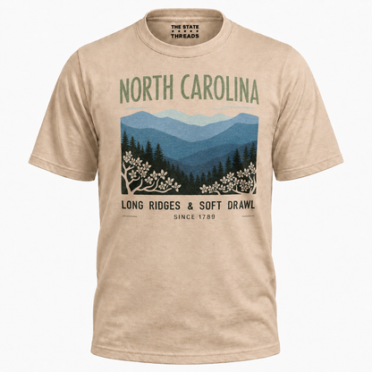 North Carolina Blue Ridge Long Ridges Soft Drawl Shirt