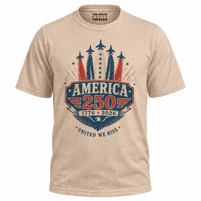 America 250 United We Rise 1776 2026 Shirt