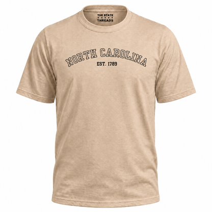 North Carolina EST 1789 Varsity Style Shirt