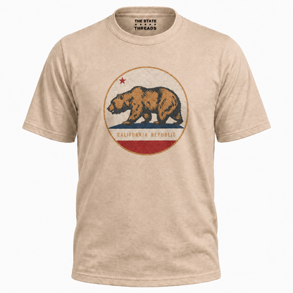 California Republic Bear Badge Shirt