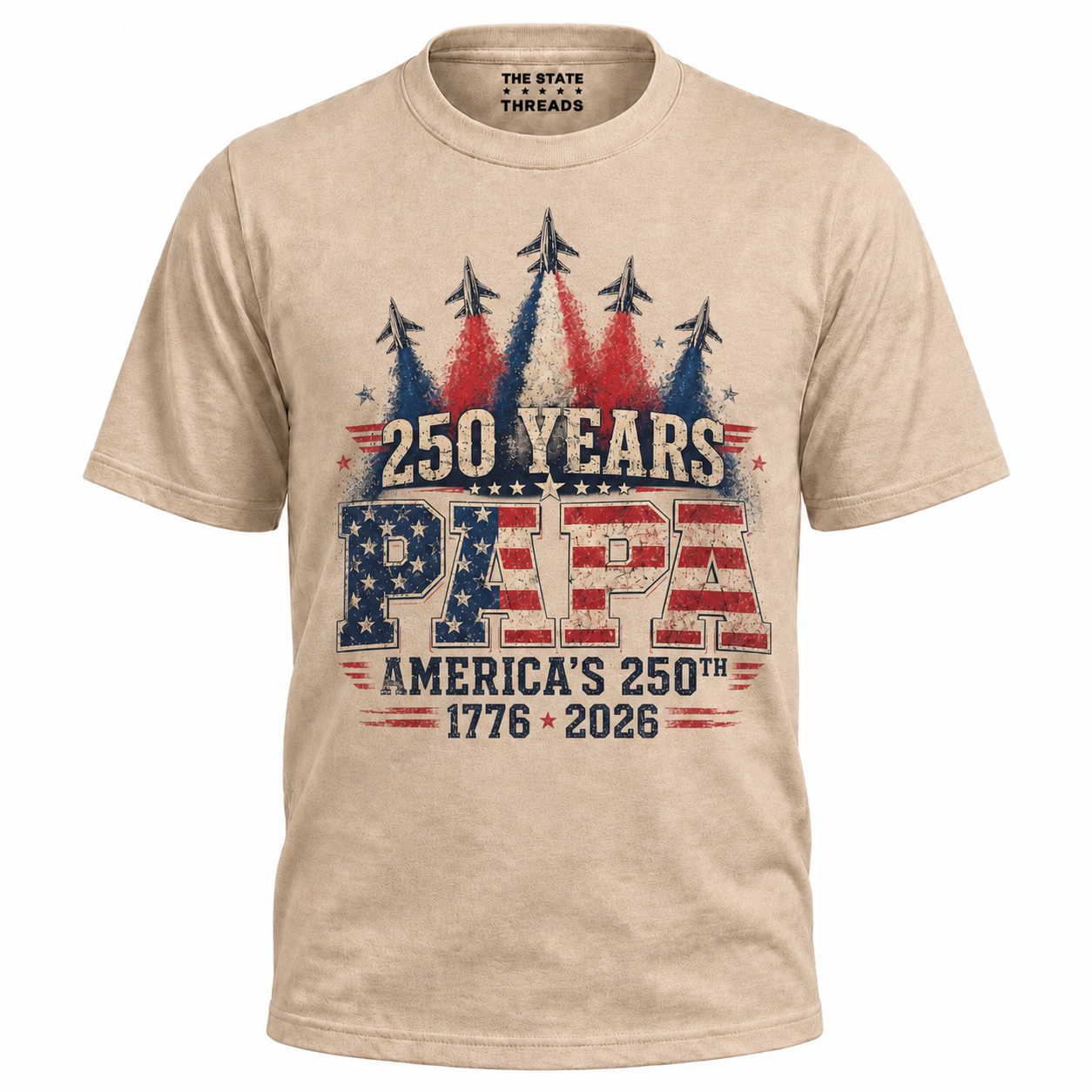 250 Years Papa America 1776 2026 Patriotic Shirt