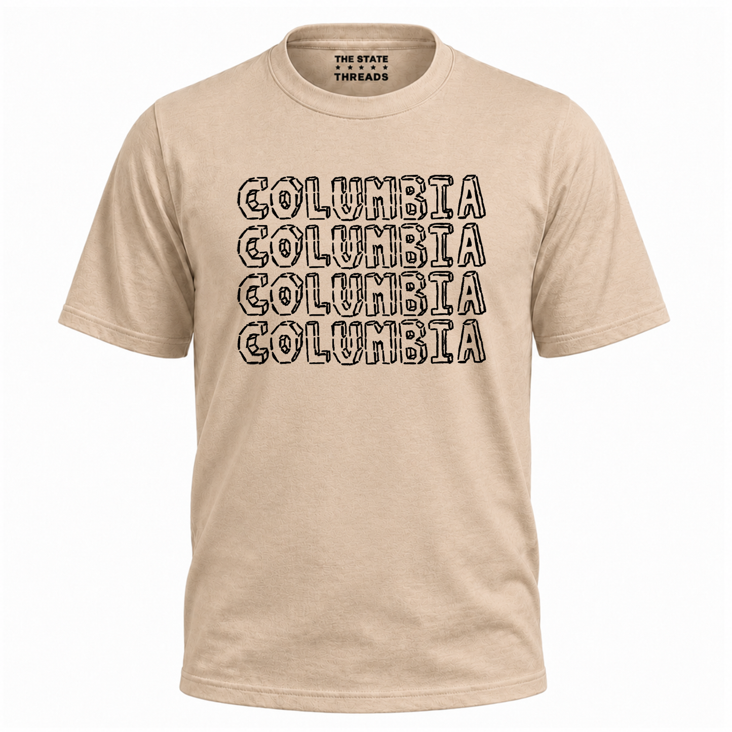 New York Columbia University Block Letter Campus Pride Shirt