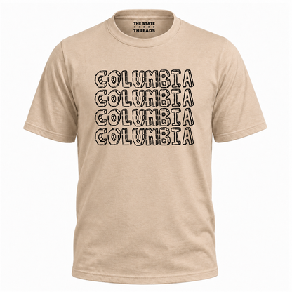 New York Columbia University Block Letter Campus Pride Shirt