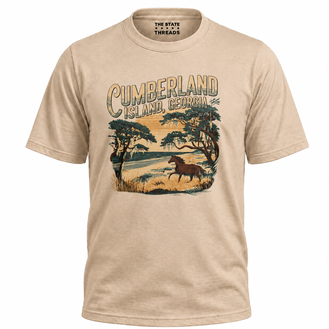 Cumberland Island Georgia Wild Horse Coastal Vintage Shirt