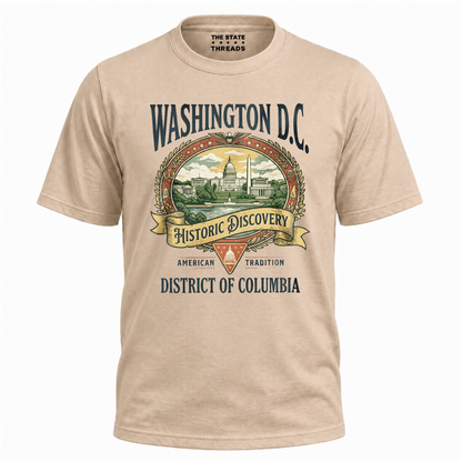 Washington DC Historic Discovery American Tradition Shirt