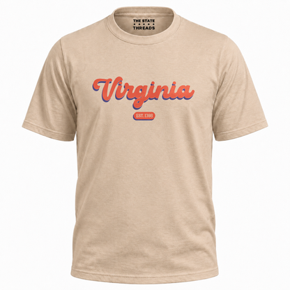 Virginia Vintage Style Retro State Pride Shirt