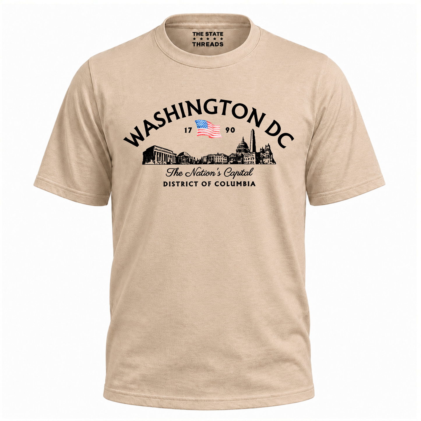 Washington DC Skyline American Flag Heritage Shirt