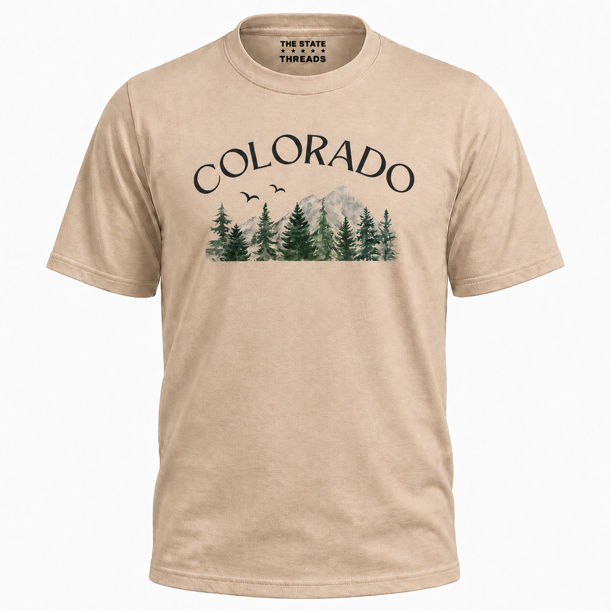 Colorado Mountain Pine Watercolor Shirt