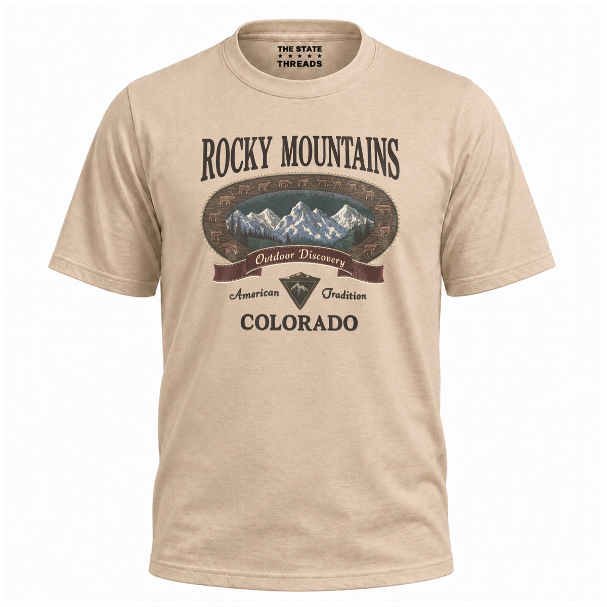 Colorado Rocky Mountains Outdoor Discovery Graphic Shirt