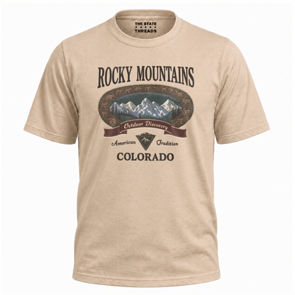 Colorado Rocky Mountains Outdoor Discovery Graphic Shirt