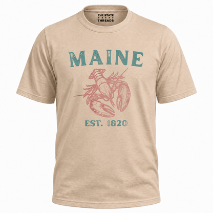 Maine Lobster Est 1820 Coastal Heritage Shirt