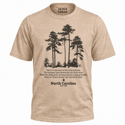 North Carolina Long Leaf Pine Old North State Shirt