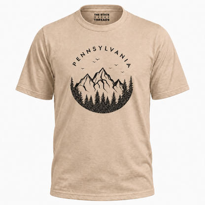 Pennsylvania Mountain Forest Silhouette Shirt