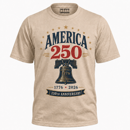 America 250th Anniversary Liberty Bell Patriotic Shirt