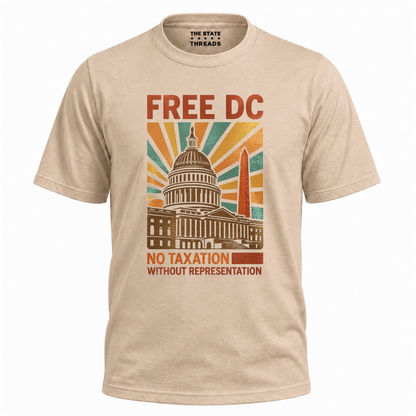 Washington DC Free DC Retro Political Shirt