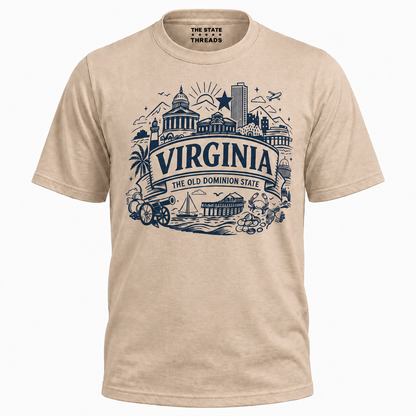 Virginia Old Dominion State Landmark Shirt