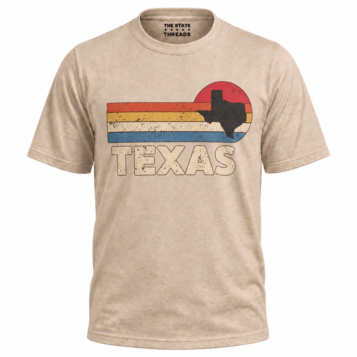 Texas Retro Sunset State Silhouette Shirt