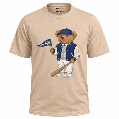 New York Baseball Bear Shirt