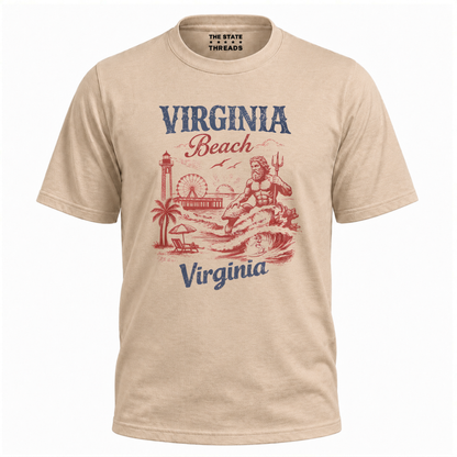 Virginia Beach Coastal Boardwalk Vintage Shirt
