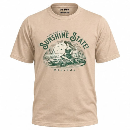 Welcome to Florida Sunshine State Alligator Shirt