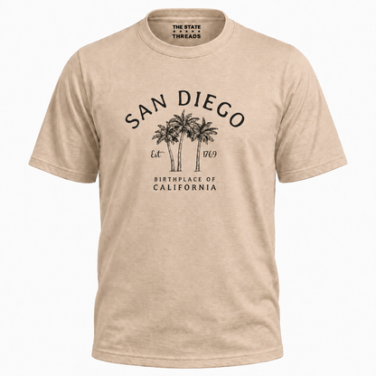 San Diego Palm Tree Birthplace Shirt