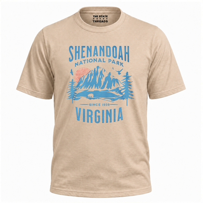 Shenandoah National Park Virginia Retro Hiking Shirt