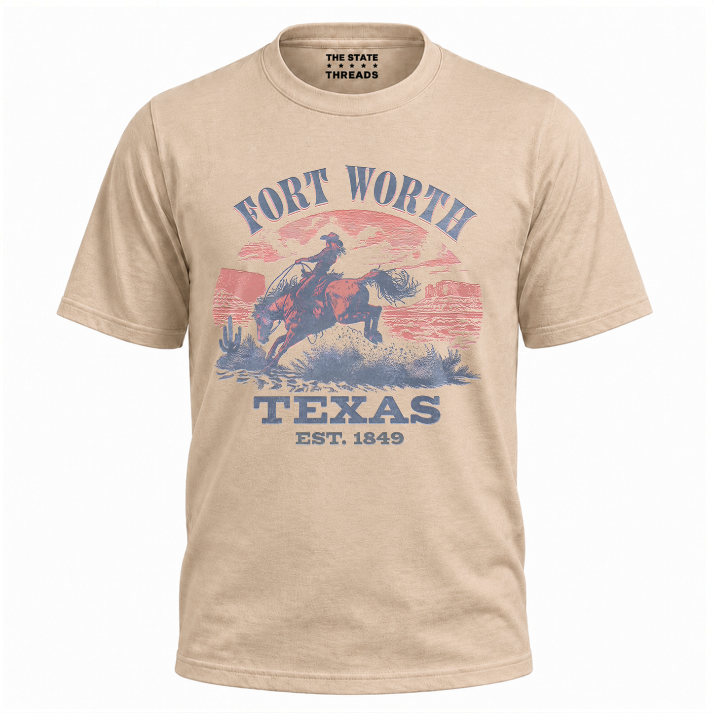 Fort Worth Texas Vintage Cowboy Rodeo Shirt