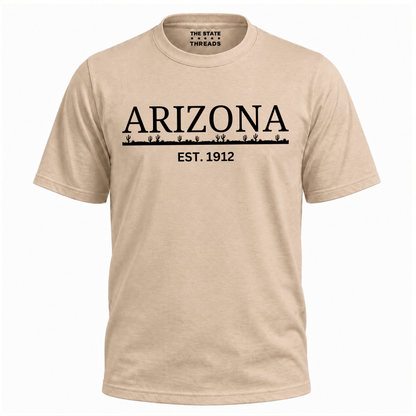 Arizona Est 1912 Cactus Horizon Desert Shirt