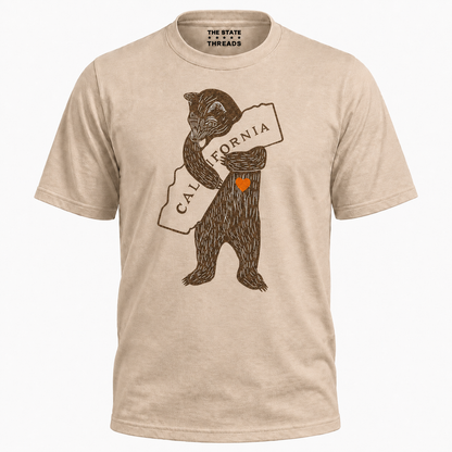 California Bear Hug Heart Shirt