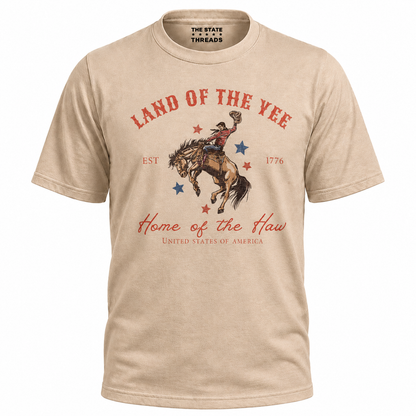 America Land of the Yee Haw Cowboy Shirt