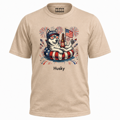 America 250 Patriotic Dogs July 4th Shirt