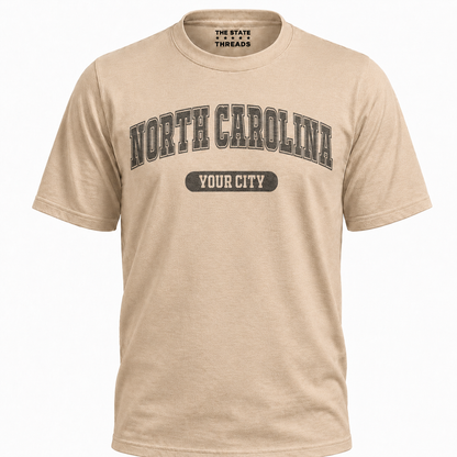 North Carolina Custom City Varsity State Pride Shirt