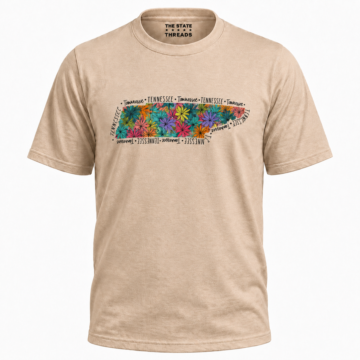 Tennessee Floral State Map Shirt