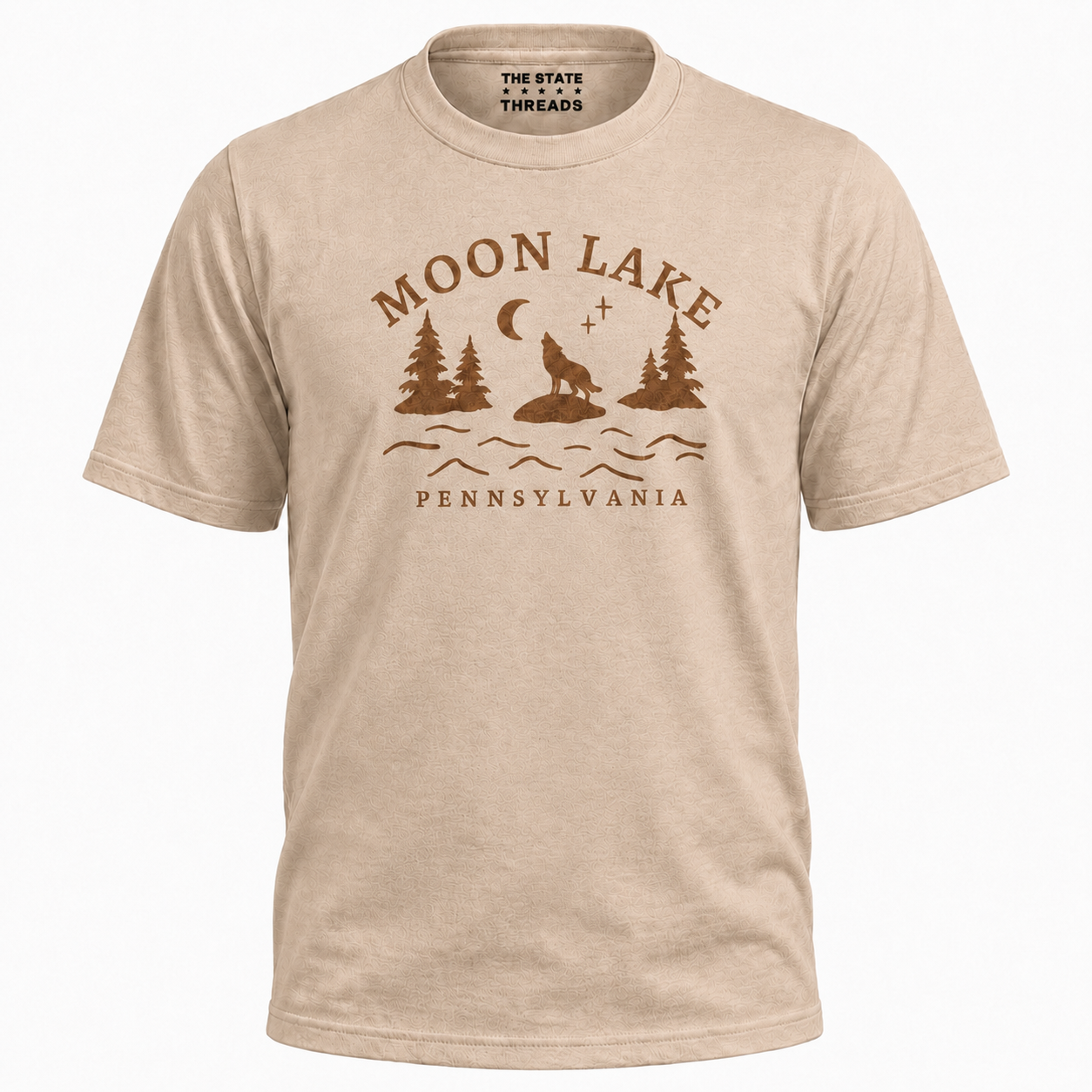 Pennsylvania Moon Lake Wolf Shirt